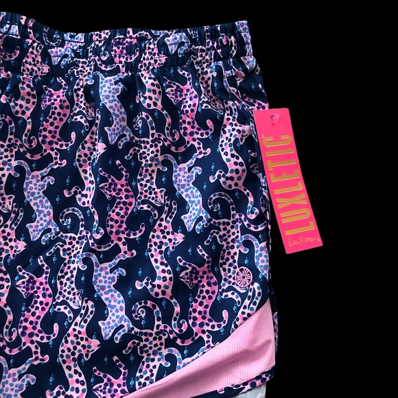 SOLD Lilly Pulitzer Luxletic Ocean Trail Shorts - Picture 2 of 5